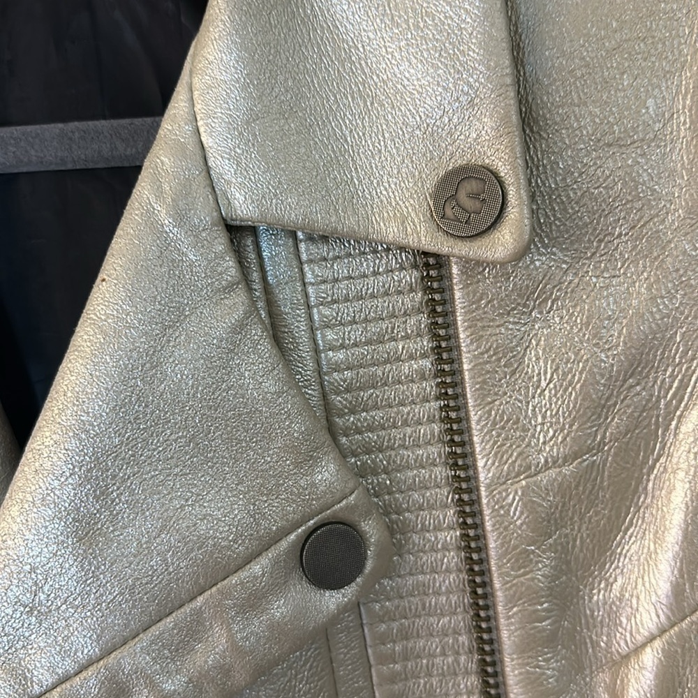 Karl Lagerfeld Leather Vest‎ Sz. M - Picture 7 of 11